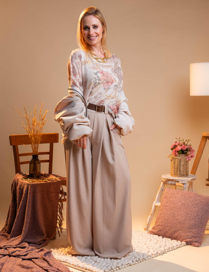 Tunika s cvetličnim vzorcem