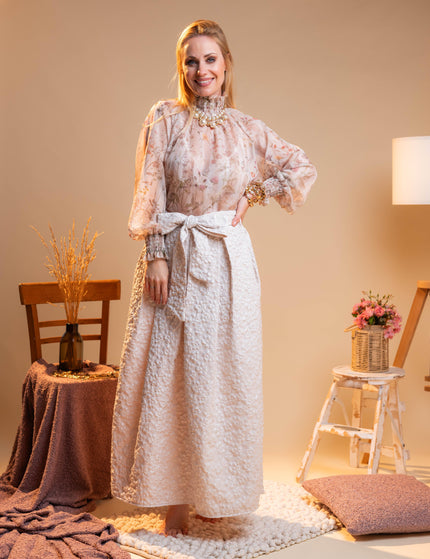 Modno krilo s cvetličnim vzorcem