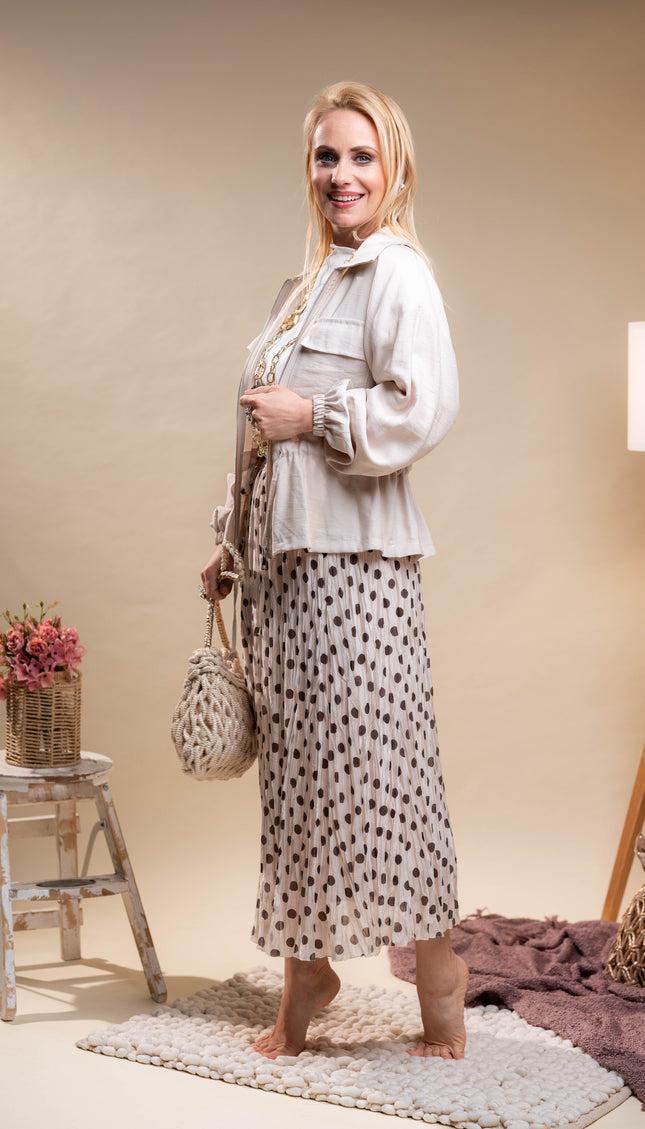 Pikasto plisirano krilo